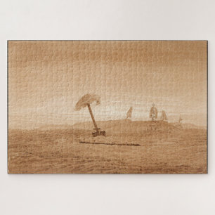 Landschap met graven: een meesterwerk van Friedric Legpuzzel