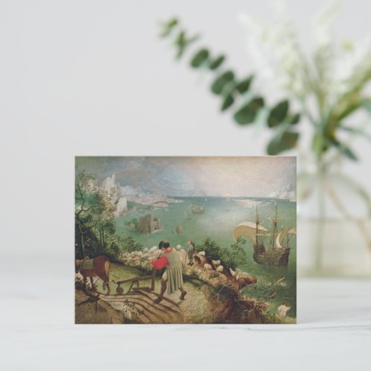 Landschap met Herfst Icarus, c.1555 Briefkaart (Staand voorkant)