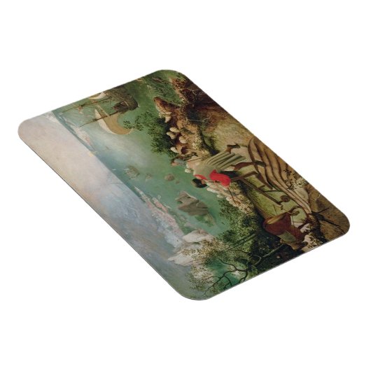 Landschap met Herfst Icarus, c.1555 Magneet (Rechterzijde)