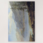 Landschap met het meer Albert Bierstadt Legpuzzel (Verticaal)