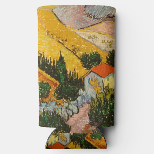 Landschap met House en Ploughma Vincent van Gogh (Achterkant)