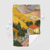 Landschap met House en Ploughma Vincent van Gogh Golfhanddoek (Insitu)