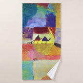 Landschap met kamelen, Paul Klee Badhanddoek (Badhanddoek)