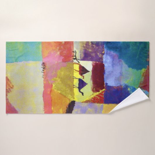 Landschap met kamelen, Paul Klee Badhanddoek (Badhanddoek)