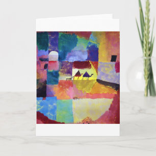 Landschap met kamelen, Paul Klee Kaart