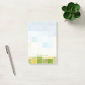Landschap met multigekleurde vierkantjes post-it® notes (Kantoor)
