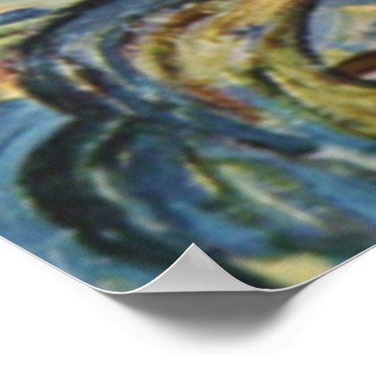 Landschap met Olive Vincent Willem van Gogh Poster (Hoek)