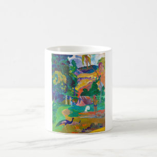 Landschap met pacocks, Gauguin Koffiemok