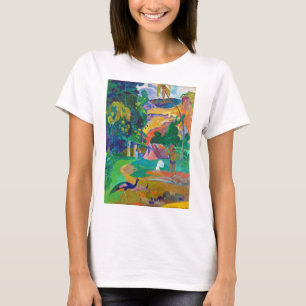 Landschap met pacocks, Gauguin T-shirt