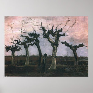 Landschap met Pollard Willows Vincent van Gogh Poster