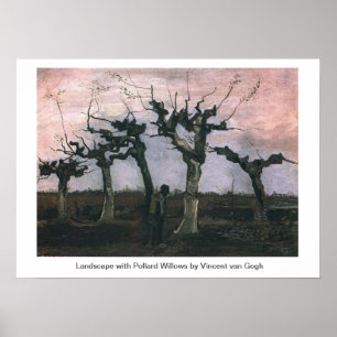 Landschap met Pollard Willows Vincent van Gogh Poster