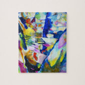 Landschap met Regen door Wassily Kandinsky Legpuzzel (Verticaal)