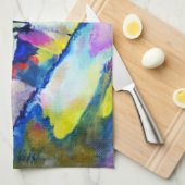 Landschap met Regen door Wassily Kandinsky Theedoek (Quarter Fold)