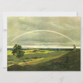 Landschap met regenboog (door Caspar David Friedri Kaart (Voorkant)