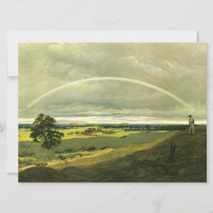 Landschap met regenboog (door Caspar David Friedri Kaart