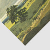 Landschap met regenboog (door Caspar David Friedri Tissuepapier (Detail)