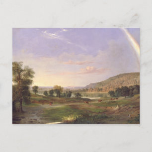 Landschap met regenboogBriefkaart Briefkaart