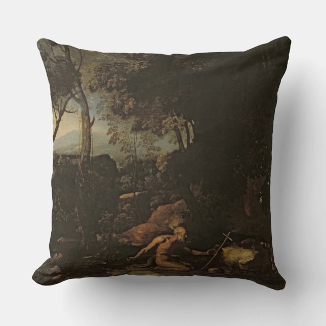 Landschap met St. Jerome Kussen (Voorkant)