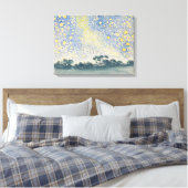 Landschap met sterren canvas afdruk (Insitu (Slaapkamer))