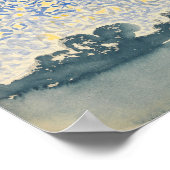 Landschap met sterren poster (Hoek)