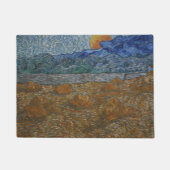 Landschap met tarweblaasjes en rijzende maan deurmat (Voorkant)