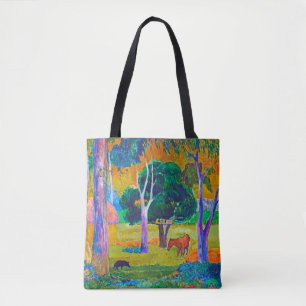 Landschap met varkens en paarden, Gauguin Draagtas