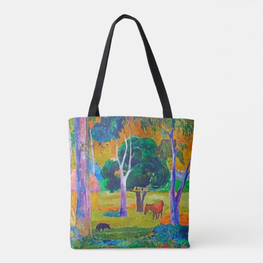 Landschap met varkens en paarden, Gauguin Draagtas (Achterkant)