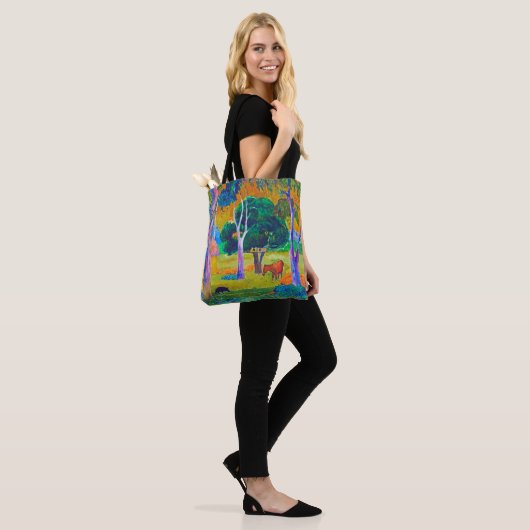 Landschap met varkens en paarden, Gauguin Draagtas (Op model)