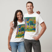 Landschap met varkens en paarden, Gauguin T-shirt (Unisex)