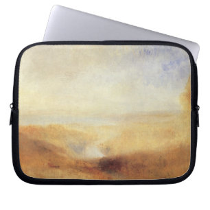 Landschap met verre rivierbaai door Joseph Turner Laptop Sleeve