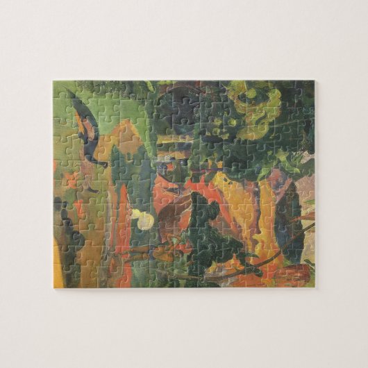 Landschap met voetgangers door Paul Gauguin Legpuzzel (Horizontaal)