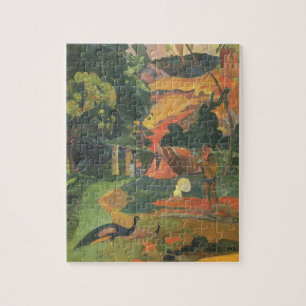 Landschap met voetgangers door Paul Gauguin Legpuzzel