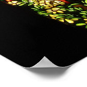 Landschap met waterval, Tiffany 1920 Poster (Hoek)