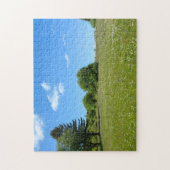 Landschap met weide - legpuzzel (Verticaal)