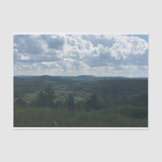 Landschap met worstdraad tissuepapier (Voorkant)