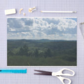 Landschap met worstdraad tissuepapier (Craft)