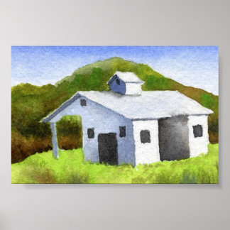 Landschap Mini-Poster Poster