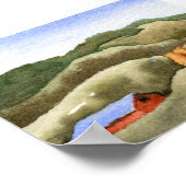 Landschap Mini-Poster Poster (Hoek)