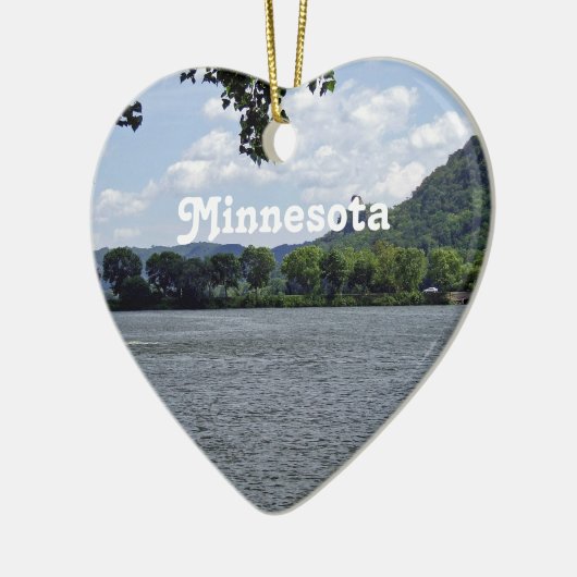 Landschap Minnesota Keramisch Ornament (Links)