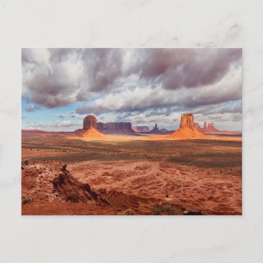 Landschap Monumentvallei, AZ Briefkaart (Voorkant)