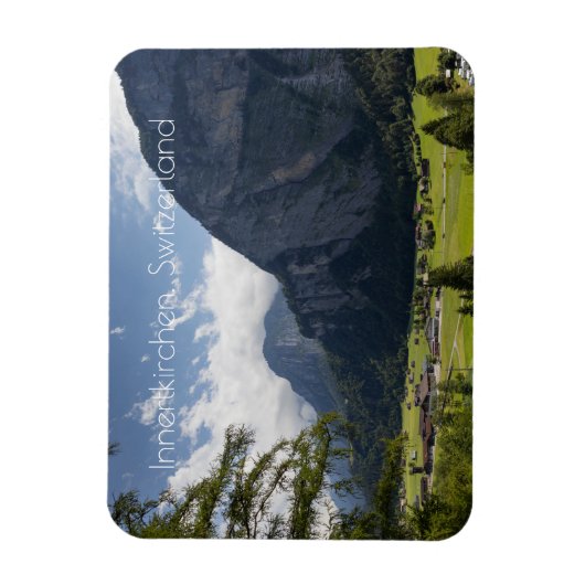 Landschap nabij Innertkirchen, Zwitserland Magneet (Verticaal)
