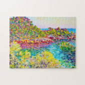Landschap nabij Montecarlo, 1883 Claude Monet Legpuzzel (Horizontaal)