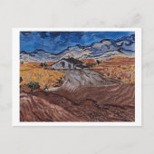 Landschap nabij Saint-Rémy, Vincent van Gogh Briefkaart (Voorkant)