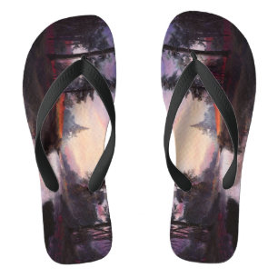 Landschap Natuur Bos Op Maat Gemaakte Flip Flops