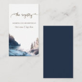 Landschap, Natuur, Kaart bosregisterbehuizing (Voorkant / Achterkant)