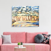 Landschap, New Mexico door Marsden Hartley, Fine A Canvas Afdruk (Insitu (Woonkamer))