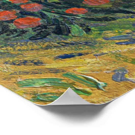 Landschap - niet Vincent van Gogh Fine Art Poster (Hoek)