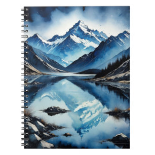 Landschap Nieuw-Zeelandse bergen Notitieboek Jou