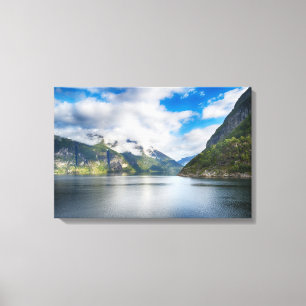 Landschap Noorwegen Canvas Afdruk
