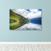 Landschap Noorwegen Canvas Afdruk (Insitu (Houten vloer))